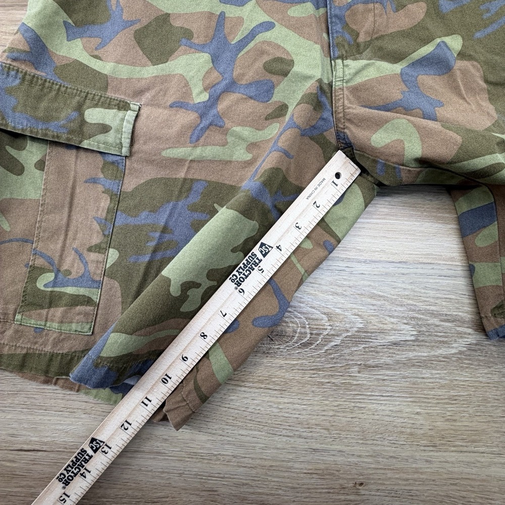 Patagonia Men's Organic Cotton Camouflage Cargo Shorts Brown Green Size 36 - Picture 6 of 7